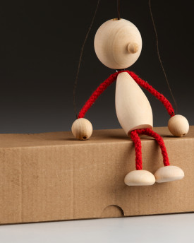 Mini wooden marionette - DIY kit