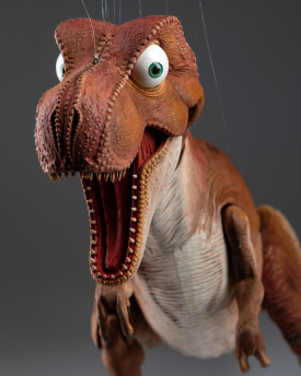 T-Rex - Incroyable chef-d'œuvre de marionnettes sculptées à la main