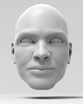 Sailor 3D Head Model, Movable Eyes, for 3D Printing