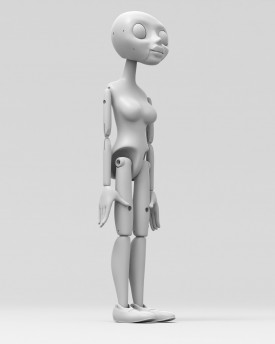 Maria, 3D-Modell für den 3D-Druck