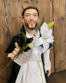 Saint Dominic - Portrait marionette made based on pictures