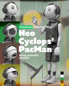 Neo Cyclops PacMan – Model for 3D printing