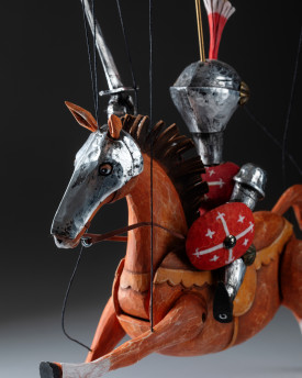 Knight Rider – Marionnette en bois sculptée à la main