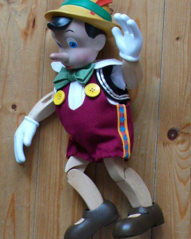 Pinocchio - perfectly hand carved replica