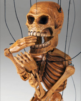 Smiling Skeleton Marionette