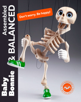 Baby Bonnie - happy skeleton puppet