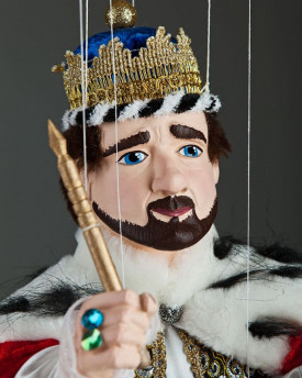King Vilem Czech Marionette Puppet