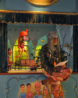 Marionetten nach Amitab Bachhan für indische Werbung