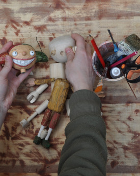 Fabriquer des marionnettes coquines – atelier pour 2 personnes