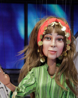 Marionnette de 60 cm (24 pouces), bouche et yeux mobiles