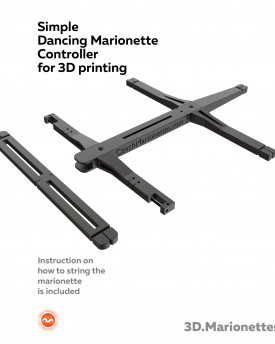 Control device for dancing marionette - file for 3D printing
