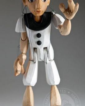 Pierot hand carved marionette (S size)
