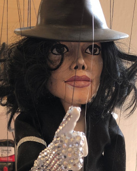 3D Model of Michael Jackson head for 3D printing 130 mm