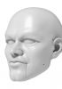 foto: 3D Model of Matt Damon head for 3D print 125 mm