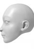 foto: 3D Model of Princess head for 3D print 127 mm