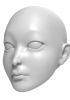 foto: 3D Model of Princess head for 3D print 127 mm