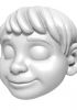 foto: COCO – Junge im animierten Stil - Kopfmodell für den 3D-Druck 135 mm