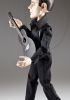 foto: Portrait marionette Johnny Cash - 80cm (30inch), movable mouth