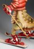 foto: Crocodile on the way to the North Pole – marionette hand-carved from Linden Wood