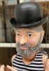 foto: 3D model hlavy spokojeného muže pro 3D tisk 126mm