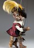 foto: Der gestiefelte Kater aus Holz handgeschnitzte Marionette