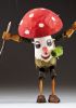 foto: Toadstool wooden marionette