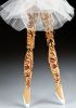 foto: Originální dřevěná marioneta - Balerína