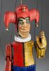 foto: Giullare in legno di tiglio - marionetta in stile retrò