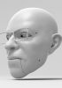 foto: Männer mit Brillen - 3D-Modell für 3D-Druck