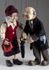 foto: Starý pár Fanny a Joe - loutka pro zamilované