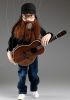 foto: Musician custom-made Marionette with a guitar - 60cm tall basic