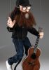 foto: Marionetta musicista su misura con chitarra - alta 60cm basic