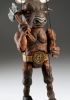 foto: Toro guerriero - marionetta stilizzata intagliata a mano