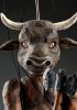 foto: Warrior Bull - hand carved stylized marionette puppet