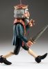 foto: King from old fairy tales - retro marionette puppet