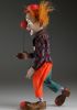 foto: Veselý klaun, skvěle pohyblivá 45cm loutka