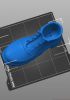 foto: Boty 'kanady', 3D model k tisku pro 100cm loutku