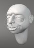 foto: Parker di J.M.Blundall, modello 3D della testa