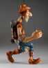 foto: Cowboy - Superbe marionnette en bois sculptée à la main par Jakub Fiala