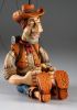 foto: Cowboy - Wooden hand-carved Awesome marionette by Jakub Fiala