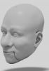foto: Clarabelle klaun, 3D model hlavy