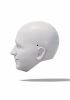foto: Modello 3D di una testa di uomo felice per la stampa 3D