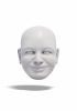 foto: Modèle 3D d'une tête d'homme gentil pour l'impression 3D
