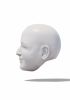 foto: 3D-Modell eines freundlichen Menschenkopfes für den 3D-Druck