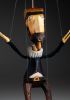 foto: Youthful king - wooden hand-carved marionette