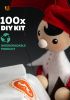 foto: DIY kit - Malý kašpárek speciální balíček 100 ks