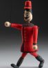 foto: Soldat in Rot - Mini Marionette aus Holz