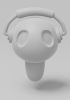 foto: Funky man, 3D head model for 3D printing