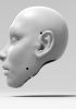 foto: Denise Vanity Matthews, modèle de tête 3D, yeux mobiles et bouche ouverte) pour impression 3D