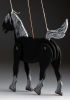 foto: Schwarzes Pferd - Dekorative Marionette